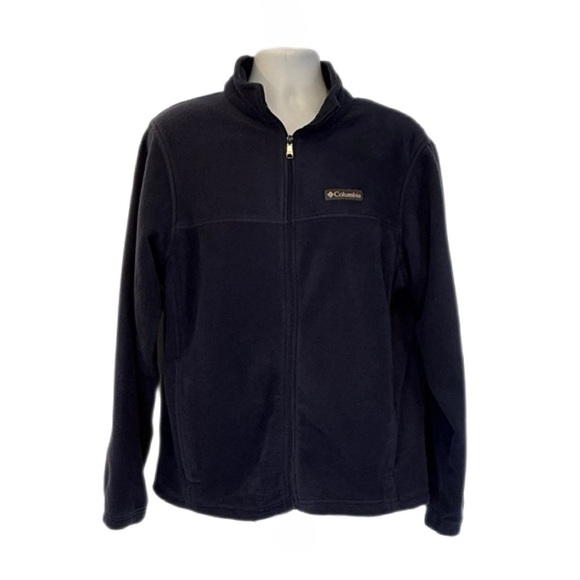 Columbia Men’s Blue Fleece Jacket Zipper Front Long Sleeve: Size - Large - Picture 1 of 10